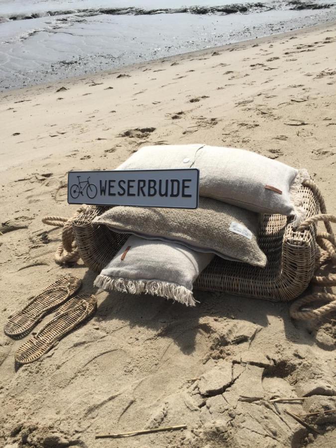 Moin !Die Weserbude Норденхам Екстериор снимка